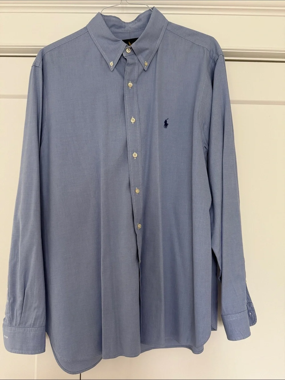 Polo by Ralph Lauren Men’s Light Blue Button-Down Oxford Shirt  17.5. 44